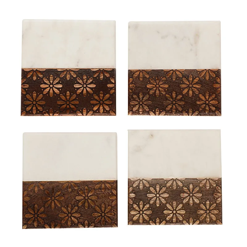 Esprit Marble Coaster - Set Of Four media 5