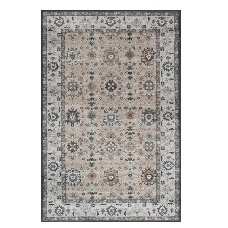 Zohra Velvet Rectangle Anti-Skid Carpet media 1