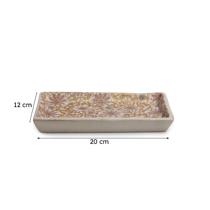 Manjora Floral Stoneware Platter - Set of Two media 5