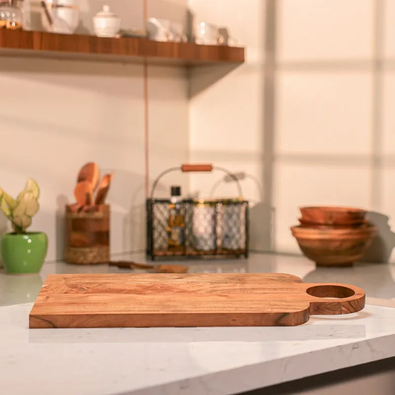 HaloHandle Wood Chopping Board media 6