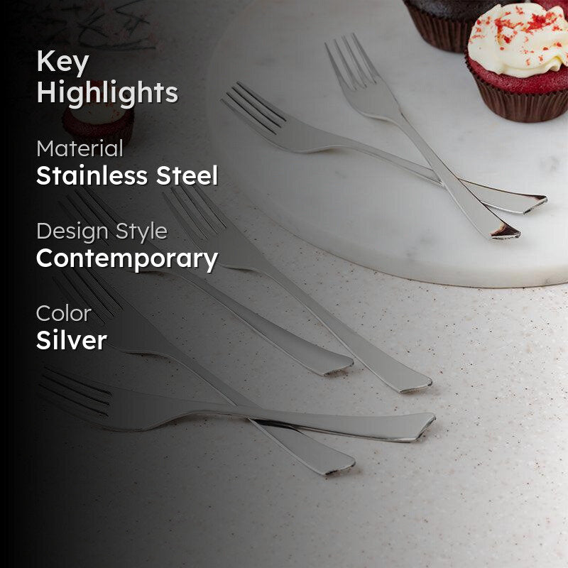 Mivana Dessert Fork - Set Of Six media 2