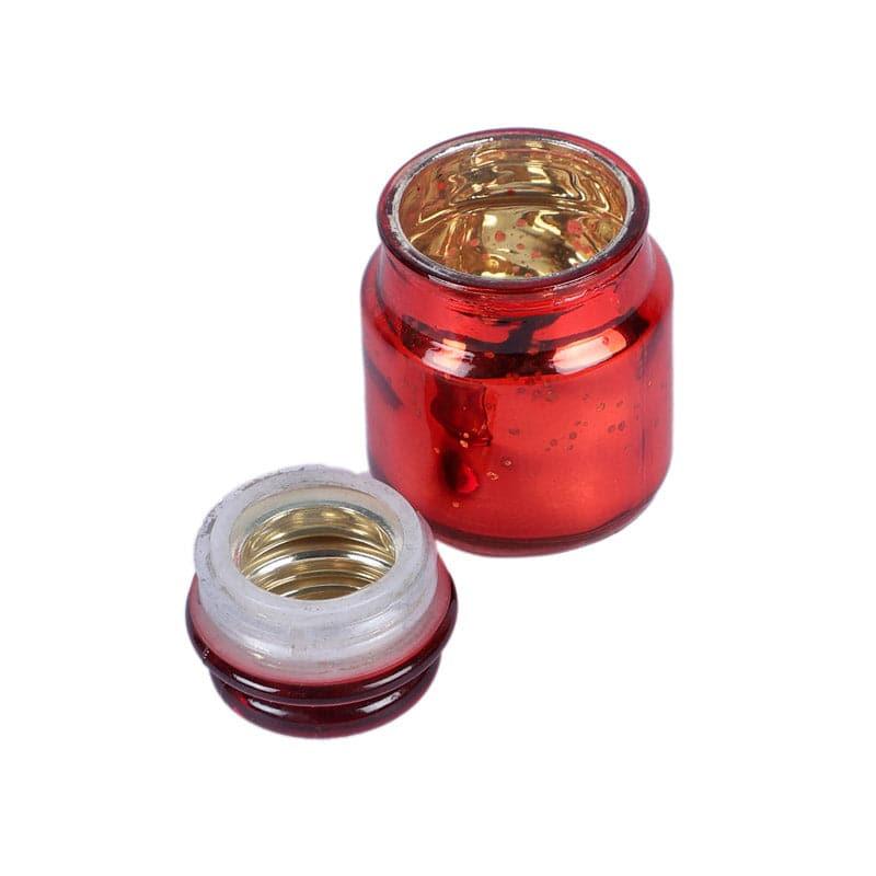 Tarusha Tealight Candle Holder (Red) - Set Of Four media 5