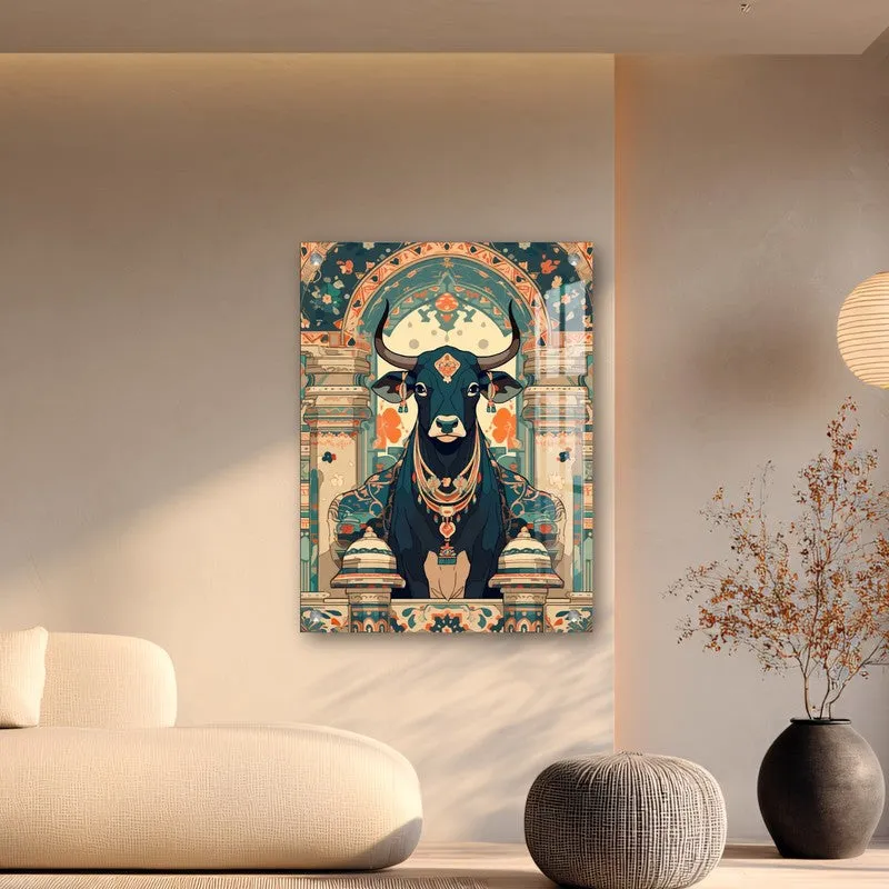 Gau Mata Sacred Energy Acrylic Wall Art media 5