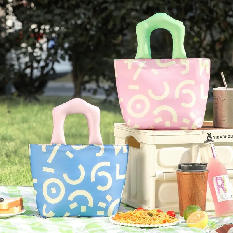 Aqua Art Lunch Bag - Pink media 5