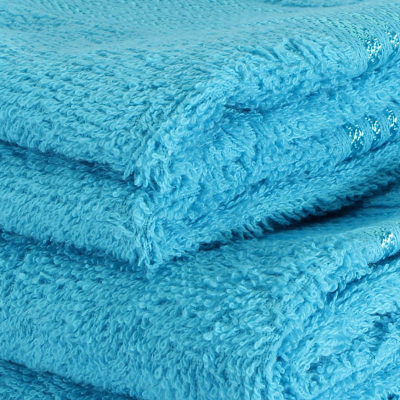 Eva Quick Dry Towel Combo (Pale Blue) - Six Piece Set media 6