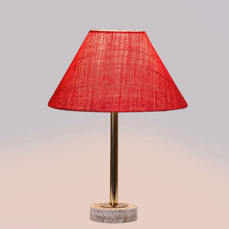 Sienna II Rodin Wooden Table Lamp - Pink,Gold,White media 5