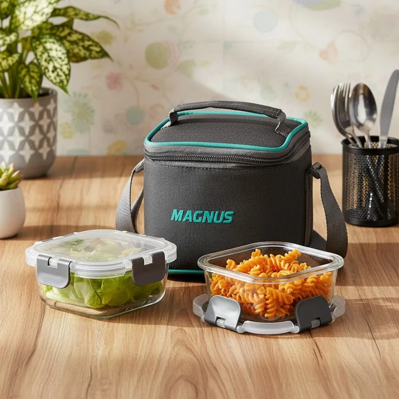 Avenix Smart Lunch Box with Lunch Bag - Three Piece Set media 1