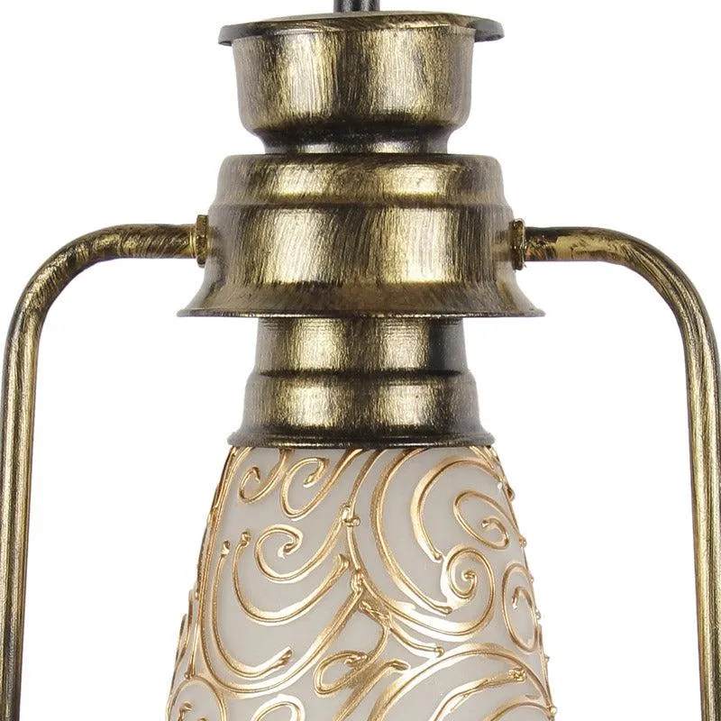 Saagar Mosaic Lantern Iron Wall Lamp - Gold media 6