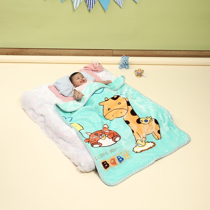 Monte Carlo Cuddle Safari Blanket - 550 GSM