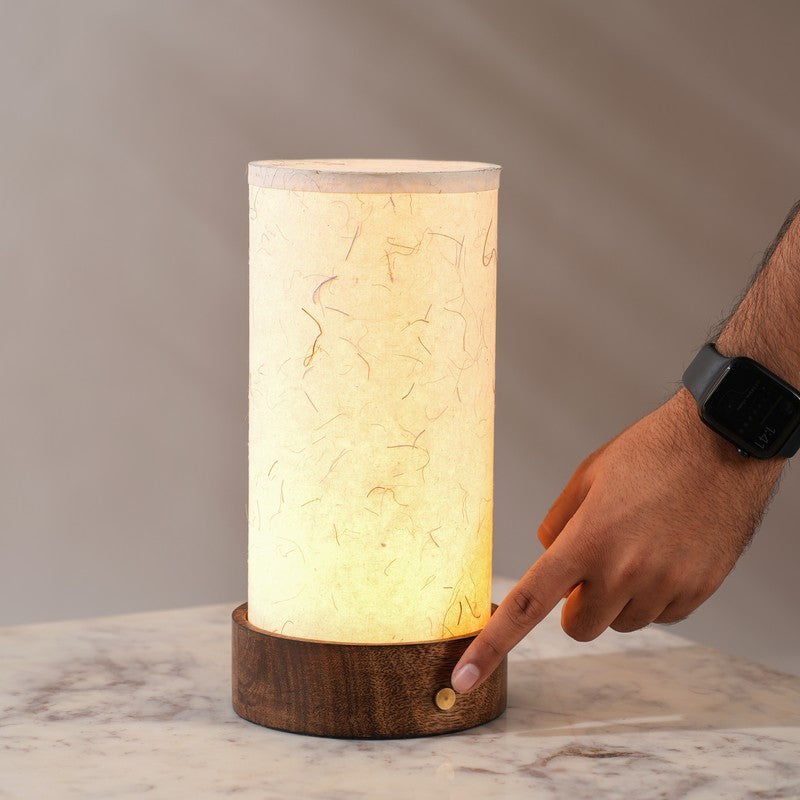 Fig Living Magnus Touch Table Lamp - Ivory media 2
