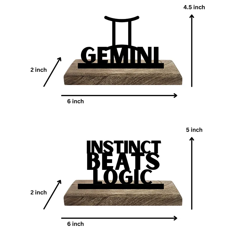Instinctual Gemini Showpiece - Set Of Two media 5