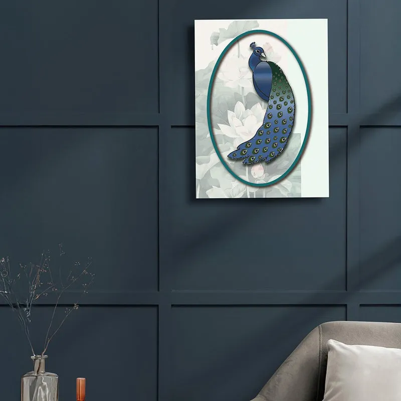 Peacock Portrait Wall Art media 3