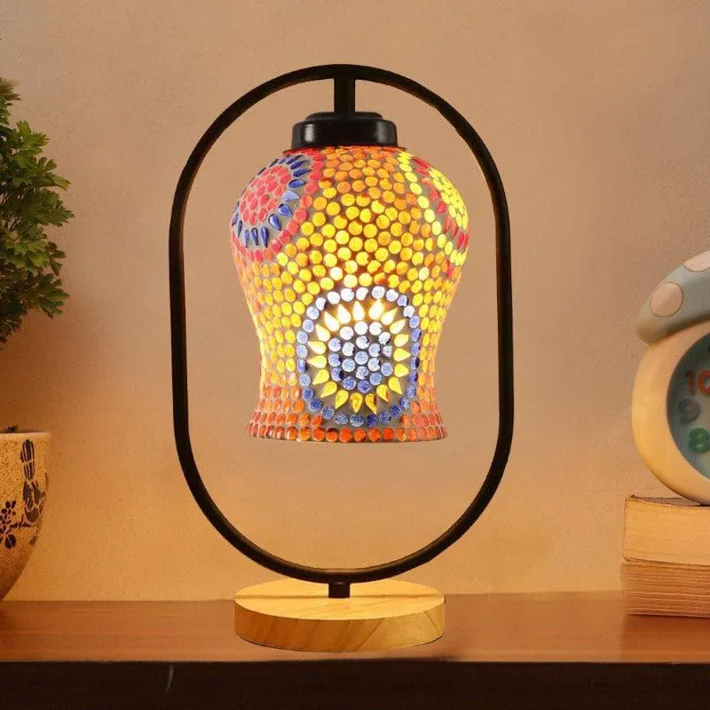 Gleam Glam Glass Table Lamp - Multicolor media 1