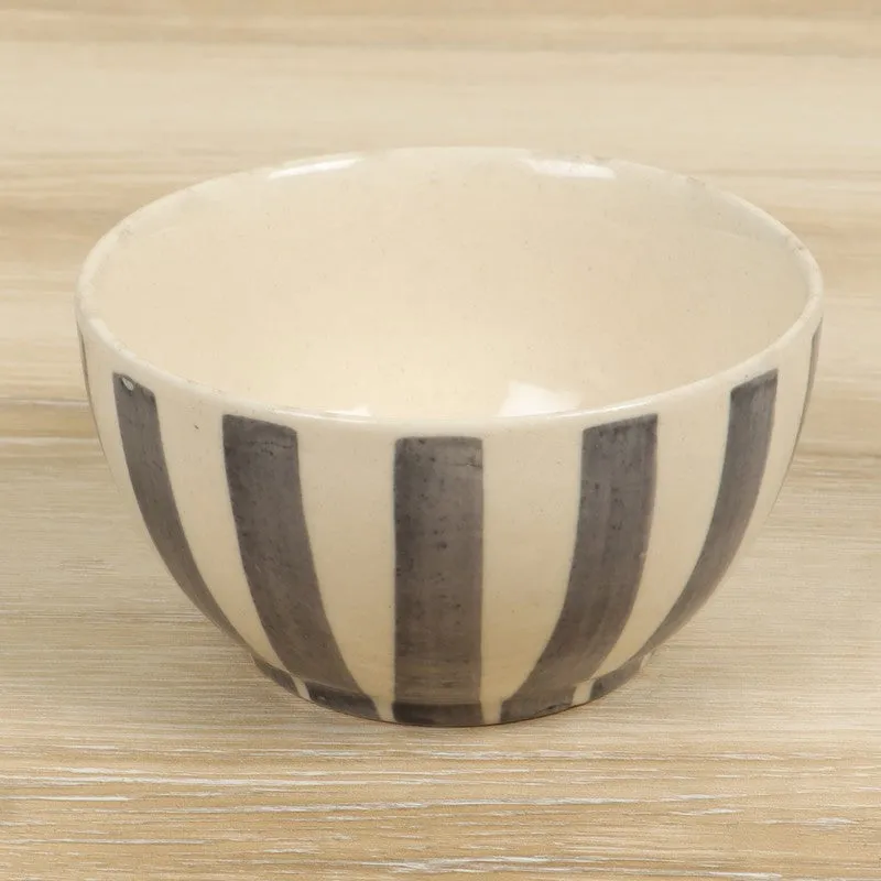 ServeScape Snack Bowls (Grey,White,200 mL Each) - Set Of Two media 3