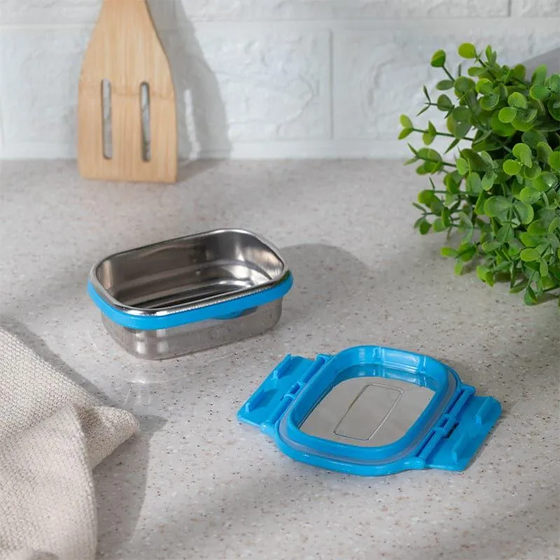 Omera Lunch Box (Light Blue) - 180 ML - 3