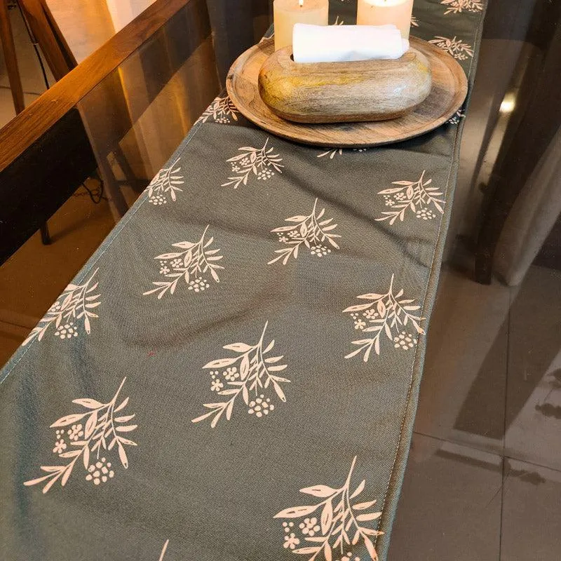 Hiresho Flora Poly Canvas Table Runner media 5