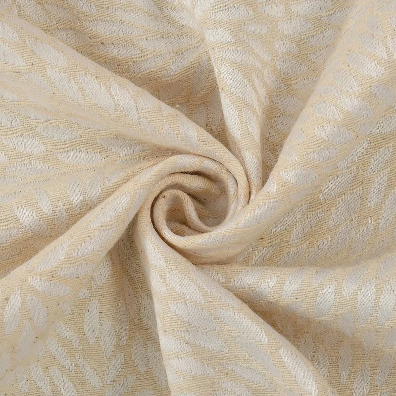 Bloomwave Abstract Cotton Throws - Cream media 5