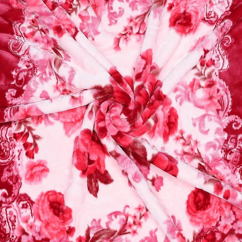 Monte Carlo Crimson Harmony Blanket - 850 GSM media 6
