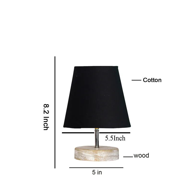 Renvo Fabric Table Lamp - Black,Brown media 5