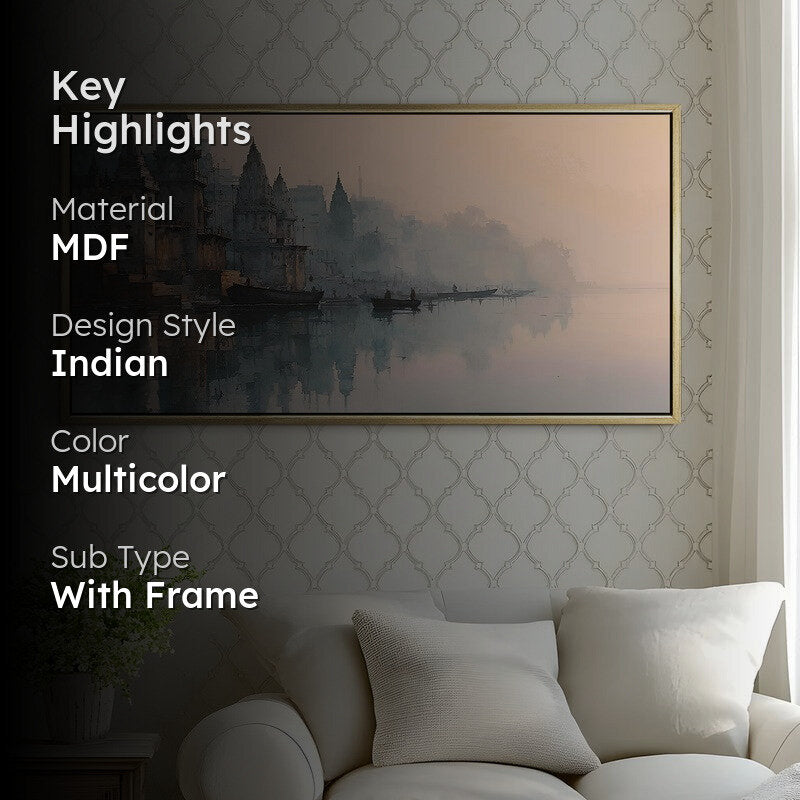 Rosy Twilight of Kashi Wall Art media 2
