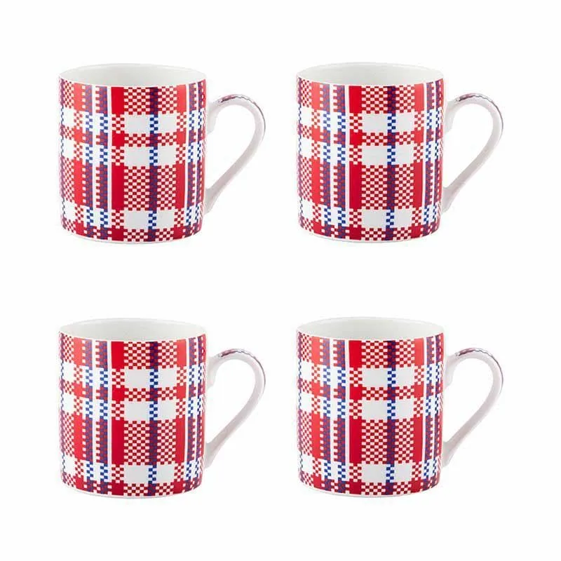 Sonaki Bone China Coffee Mug (360 mL Each) - Set of Four media 3