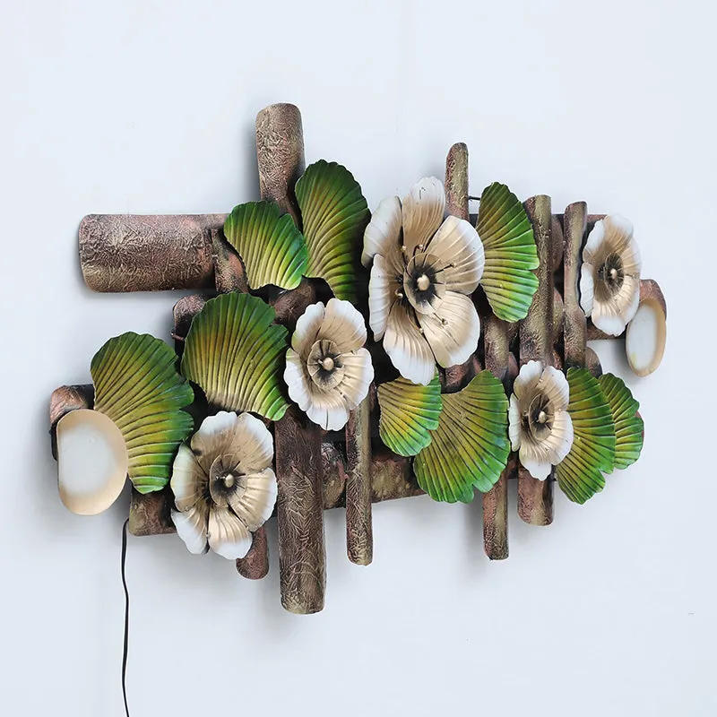 Rustic Flower Vine Iron Wall Accent media 3