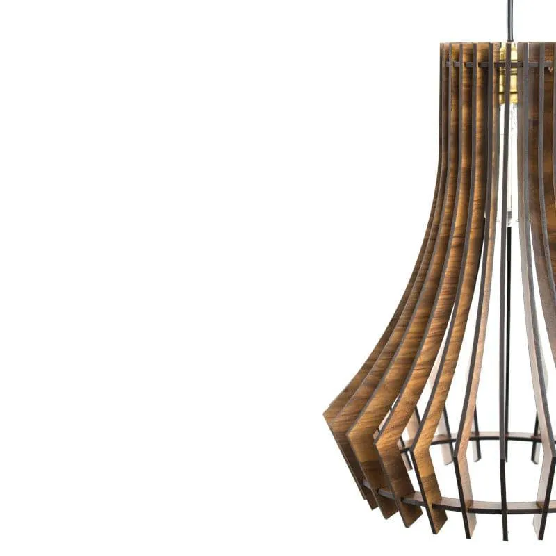 Reef Wooden Ceiling Lamp media 6