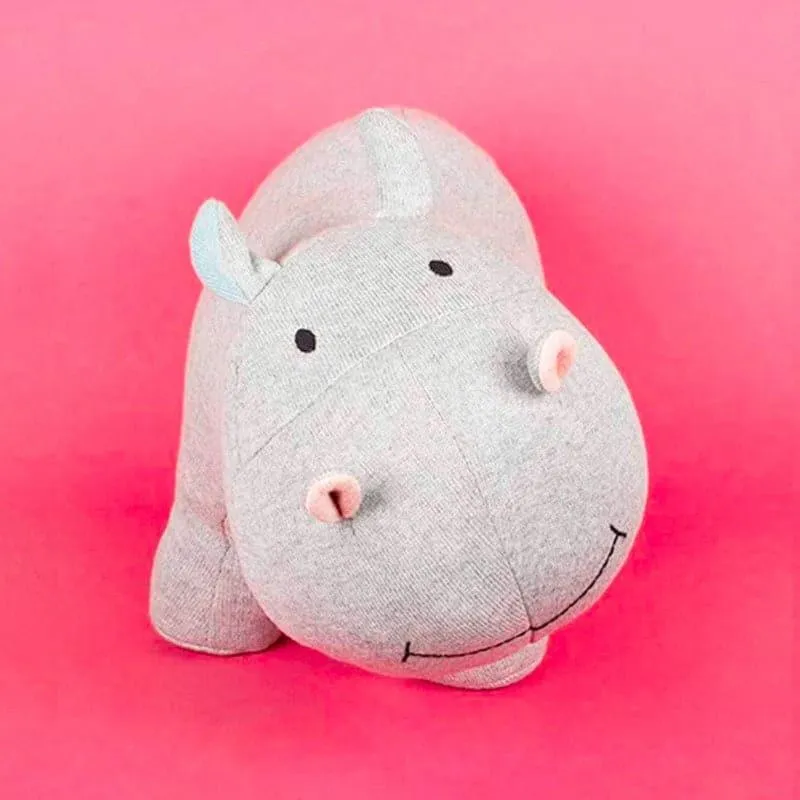 Darling Hippo Knitted Cotton Toy media 3