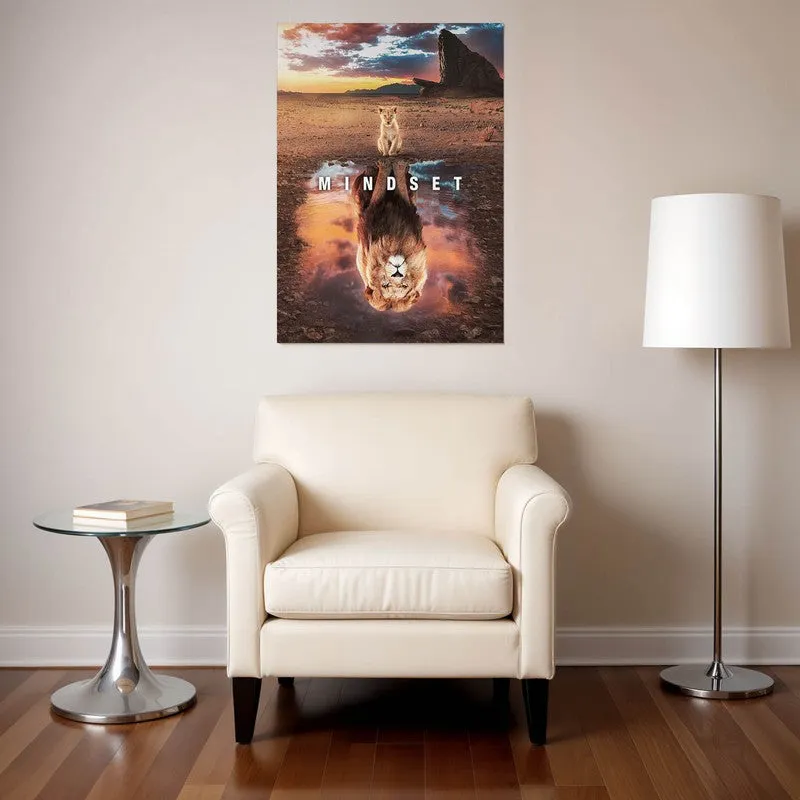 Lion's Resolve Wall Poster media 1