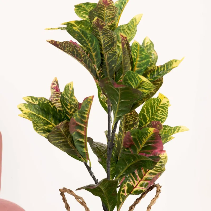 Urban Bloom Artificial Potted Plant With Fiber Pot - 2.5 Feet media 4