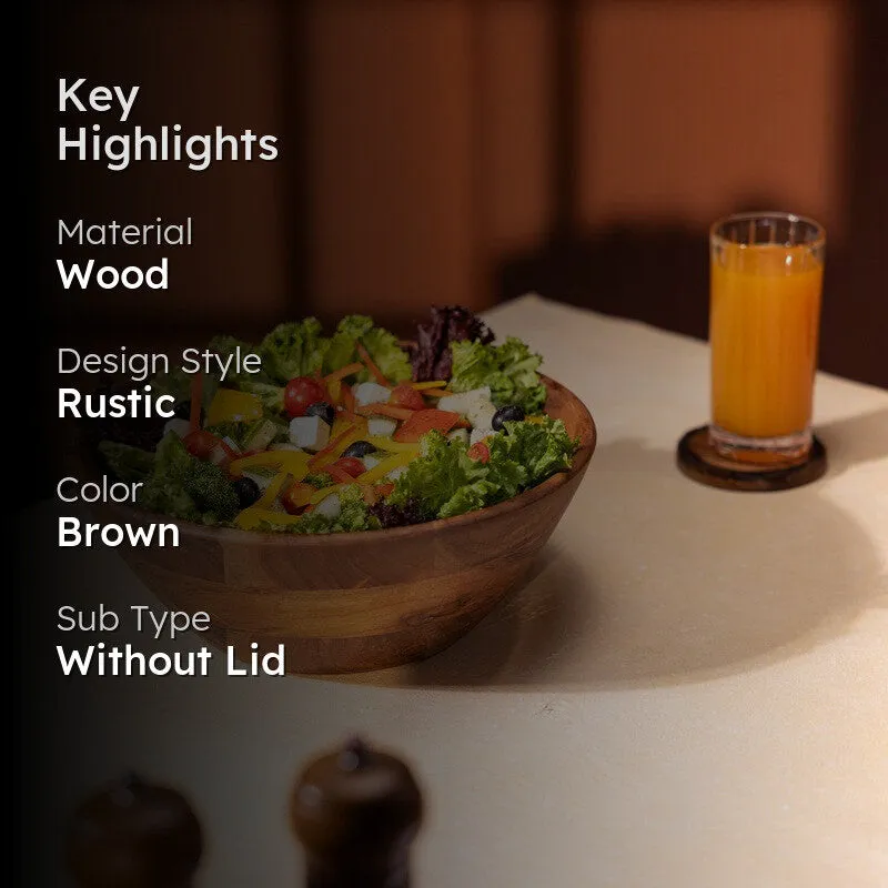 Essential Wood Mixing Bowl - 3850 mL media 2