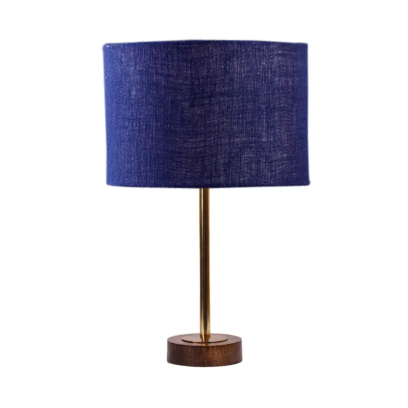 Sienna I Rodin Wooden Table Lamp - Blue,Gold,Brown media 4