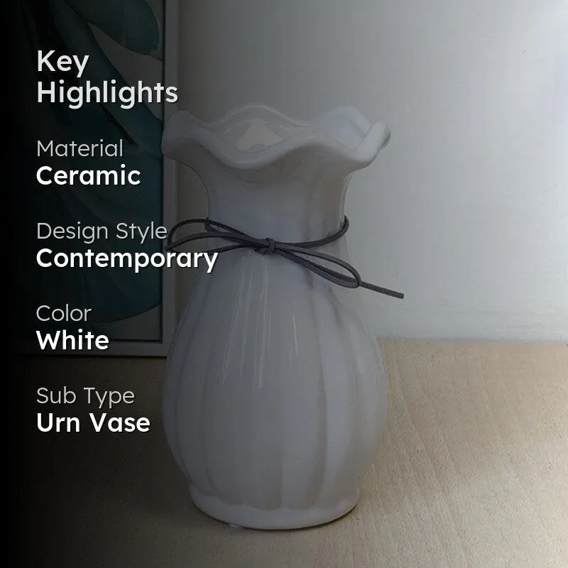 Eclectic Elegance Vase - White media 2