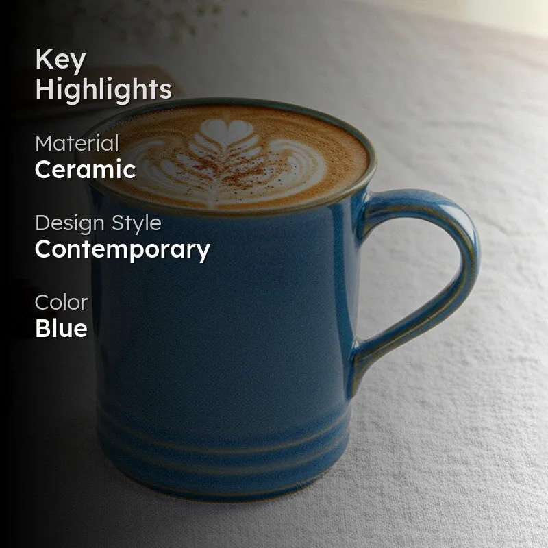 Brew Ceramic Coffee Mug (450 mL) - Light Blue media 2