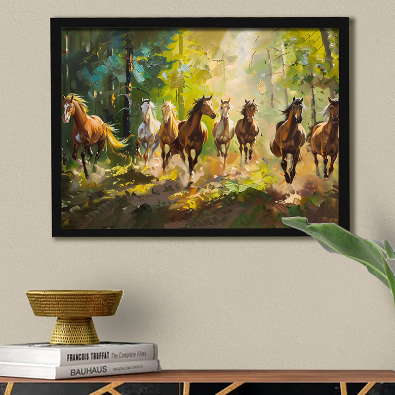 Stallions In Wild