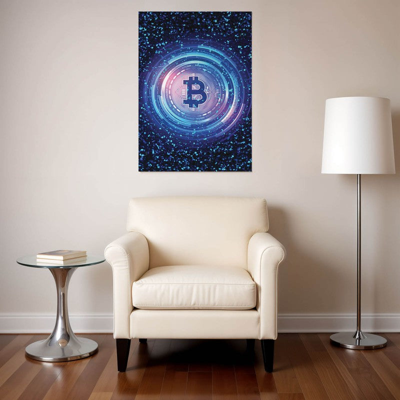 Crypto Cosmos Wall Poster