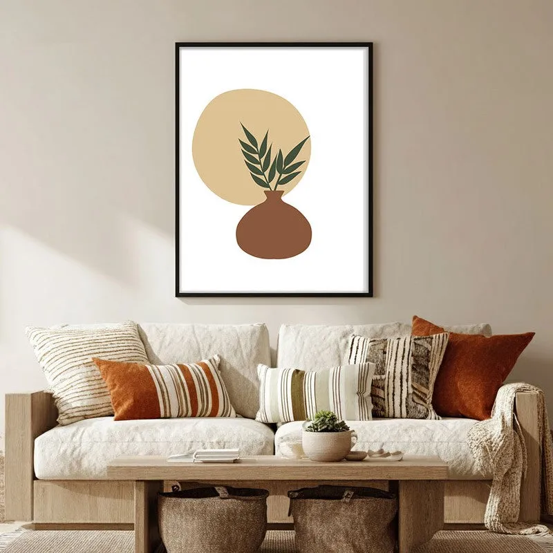 Sage Pot Canvas Wall Painting With Black Frame media 5