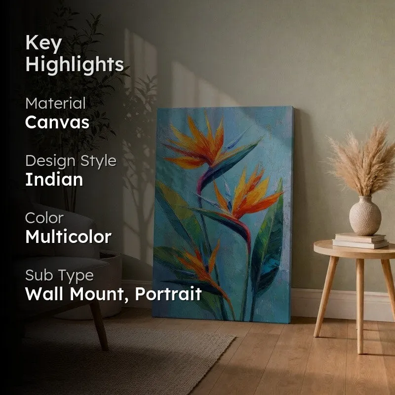 Bloom & Leaf Botanical Canvas Wall Art media 2