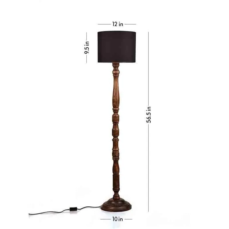 Braided Floor Lamp - Black media 5