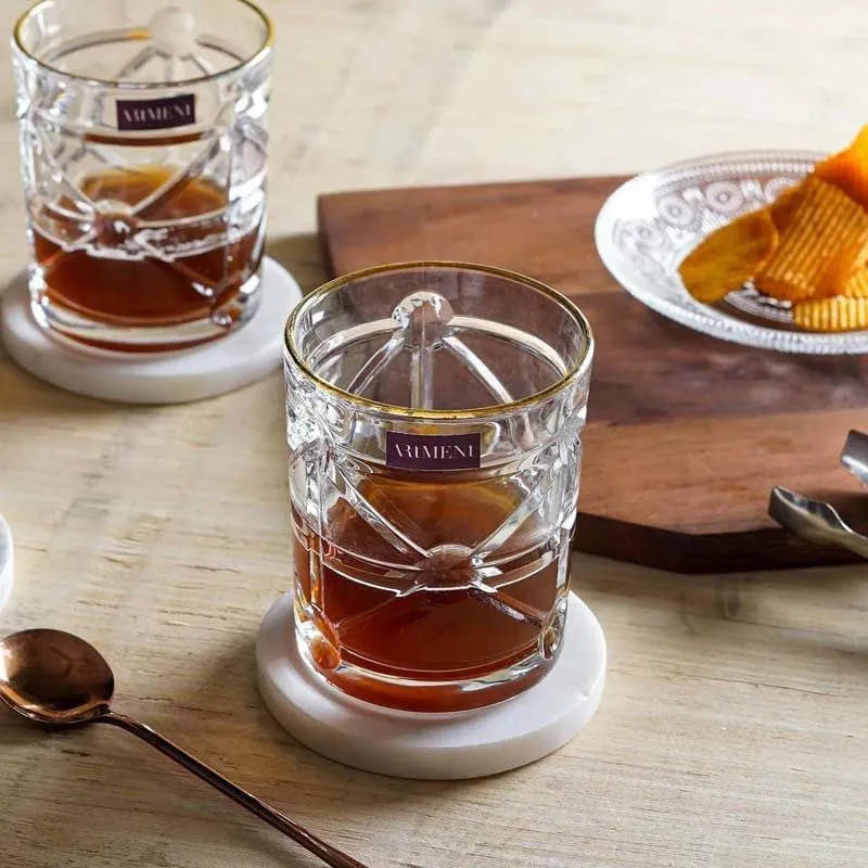 Matrix Old Fashioned Glasses (300 ml ) - Set Of Four media 5