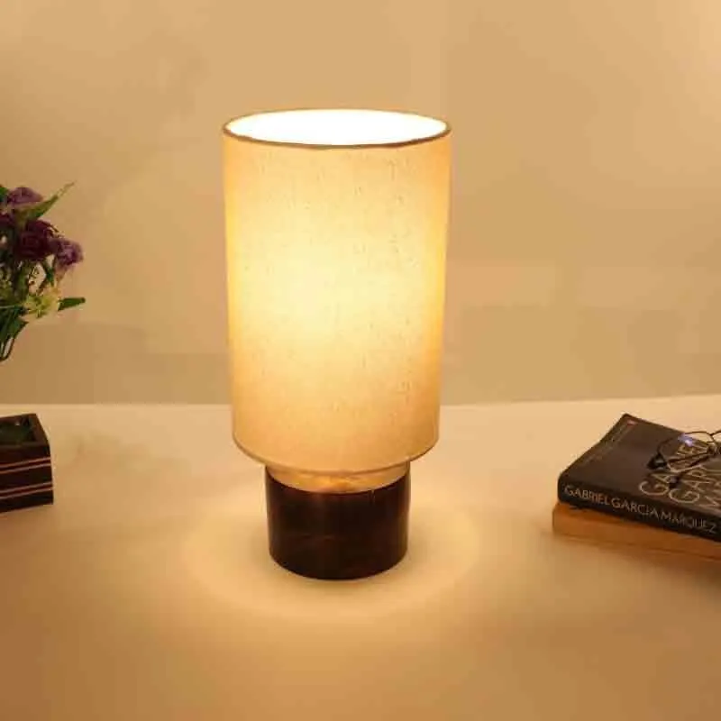 Moose Fabric Table Lamp - Beige media 1