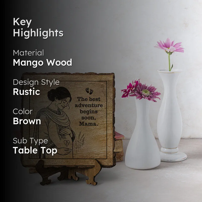 The Best Adventure Wood Showpiece - Square media 2