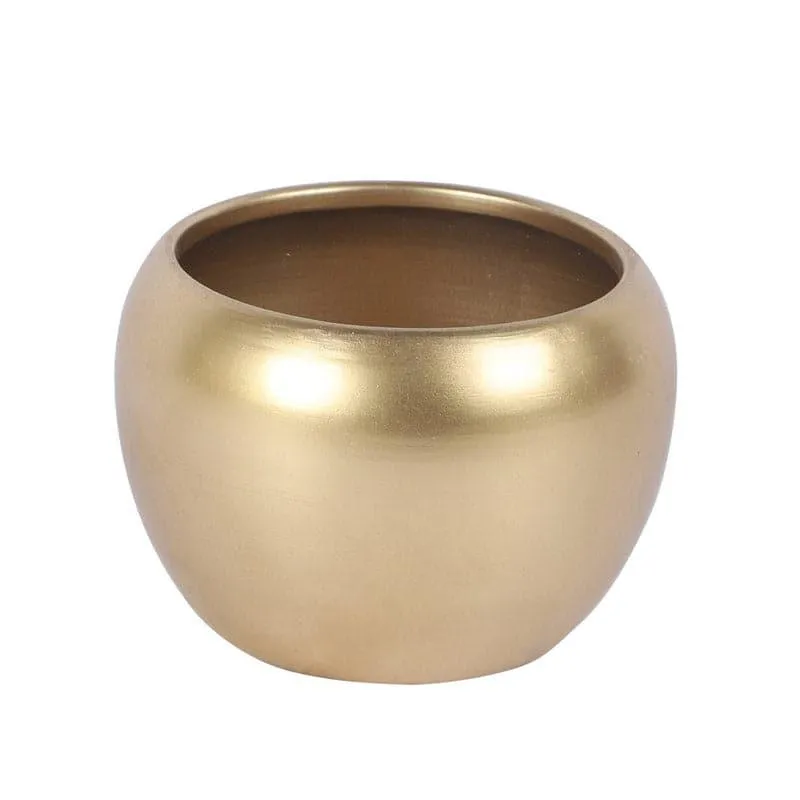 Applo Pine Planter (Gold) - Set Of Three media 4