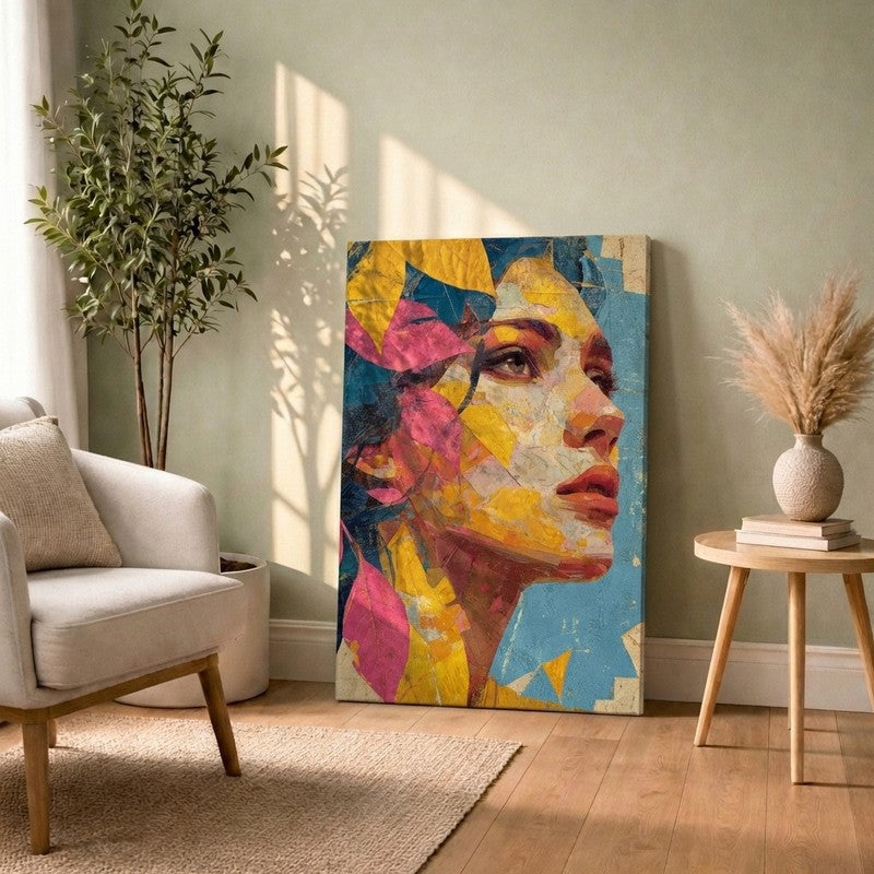 Silent Expression Canvas Canvas Wall Art