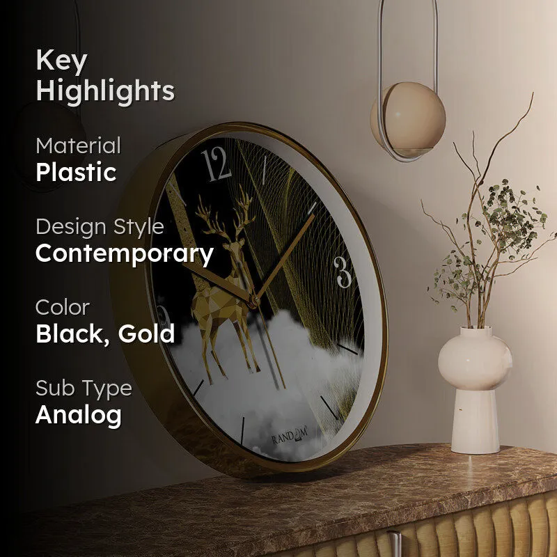 Hiro Sweep Silent Wall Clock media 2