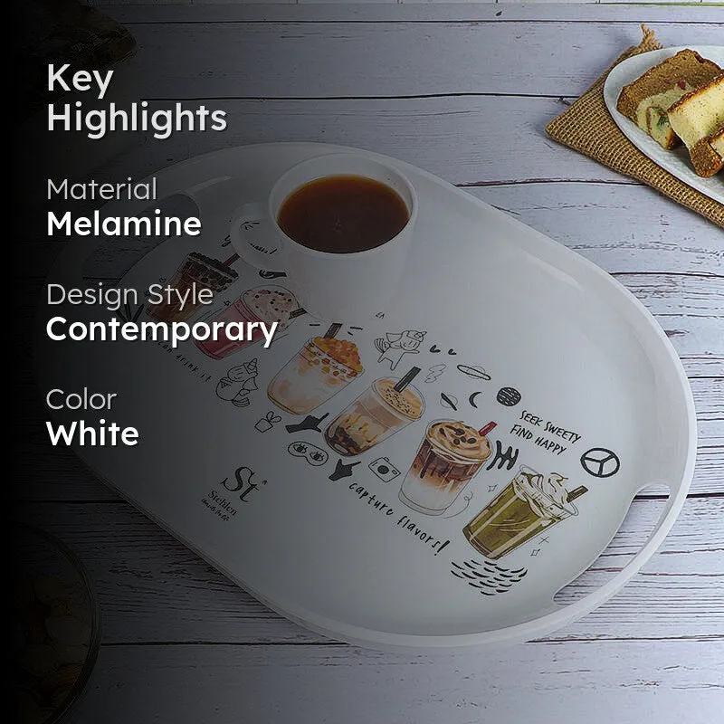 Boba Party Melamine Serving Tray media 2