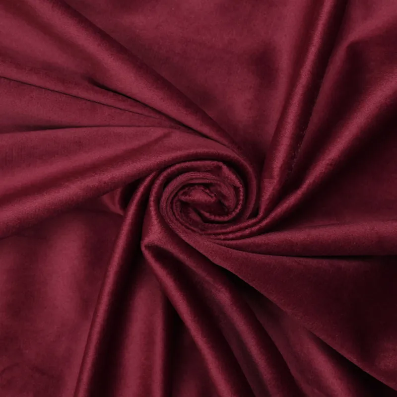 Cisco Solid Curtains (Maroon) - Set Of Two media 4