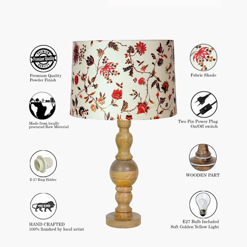 GlowHaven Versatile Wooden Table Lamp - Multicolor media 6
