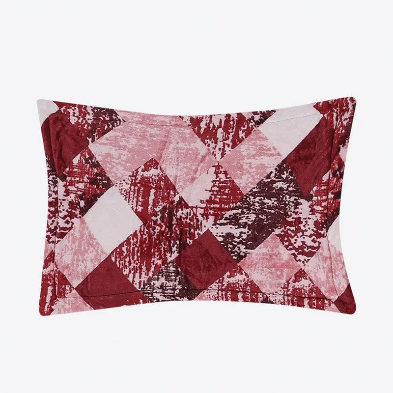 Monte Carlo Urban Diamond Bedsheet (Pink,Red) - 280 GSM media 4
