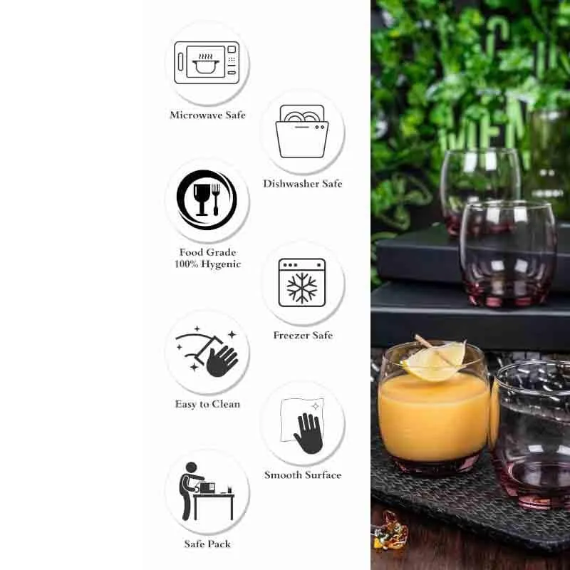 Potlo Glass Wine Glass (310 mL ) - Set of Six media 6